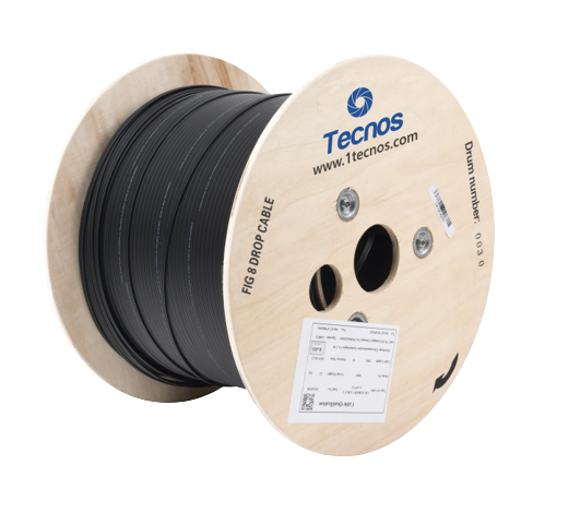 FIBRA DROP GJYXCH 1 HILOS NETSO MENSAJERO METALICO 1KM G657.A1