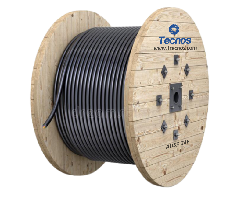 FIBRA OPTICA ADSS 24 HILOS G652.D NETSO SPAN 100 4KM 10.1MM