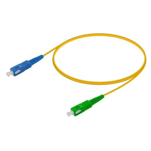[NTS030016] CABLE PATCH CORD SC/APC - SC/UPC SIMPLEX 15M